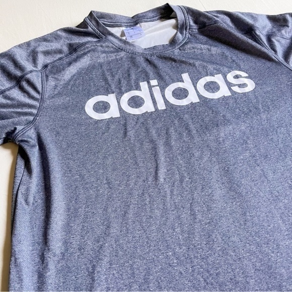 Adidas Men’s Grey Climalite Athletic T-Shirt - Picture 3 of 7